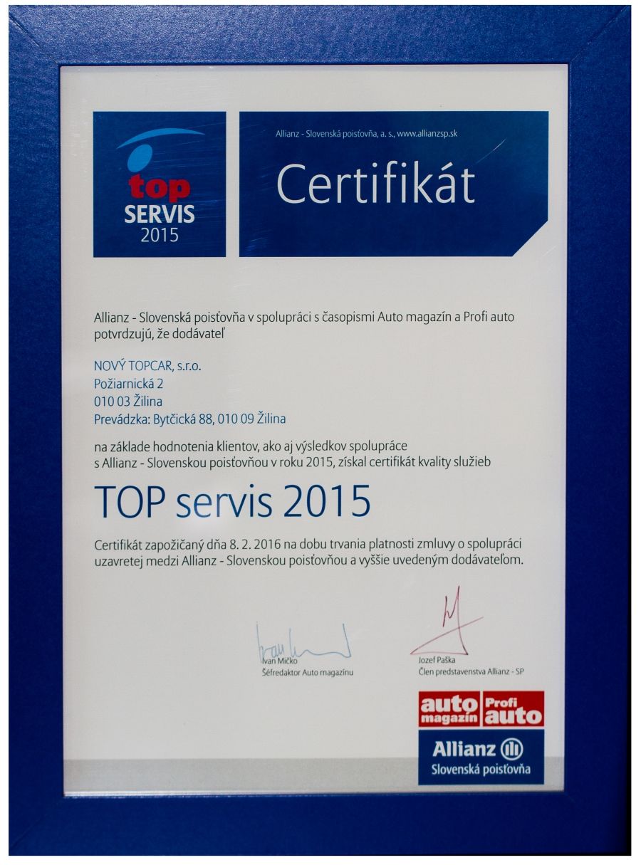 TOP servis 2015