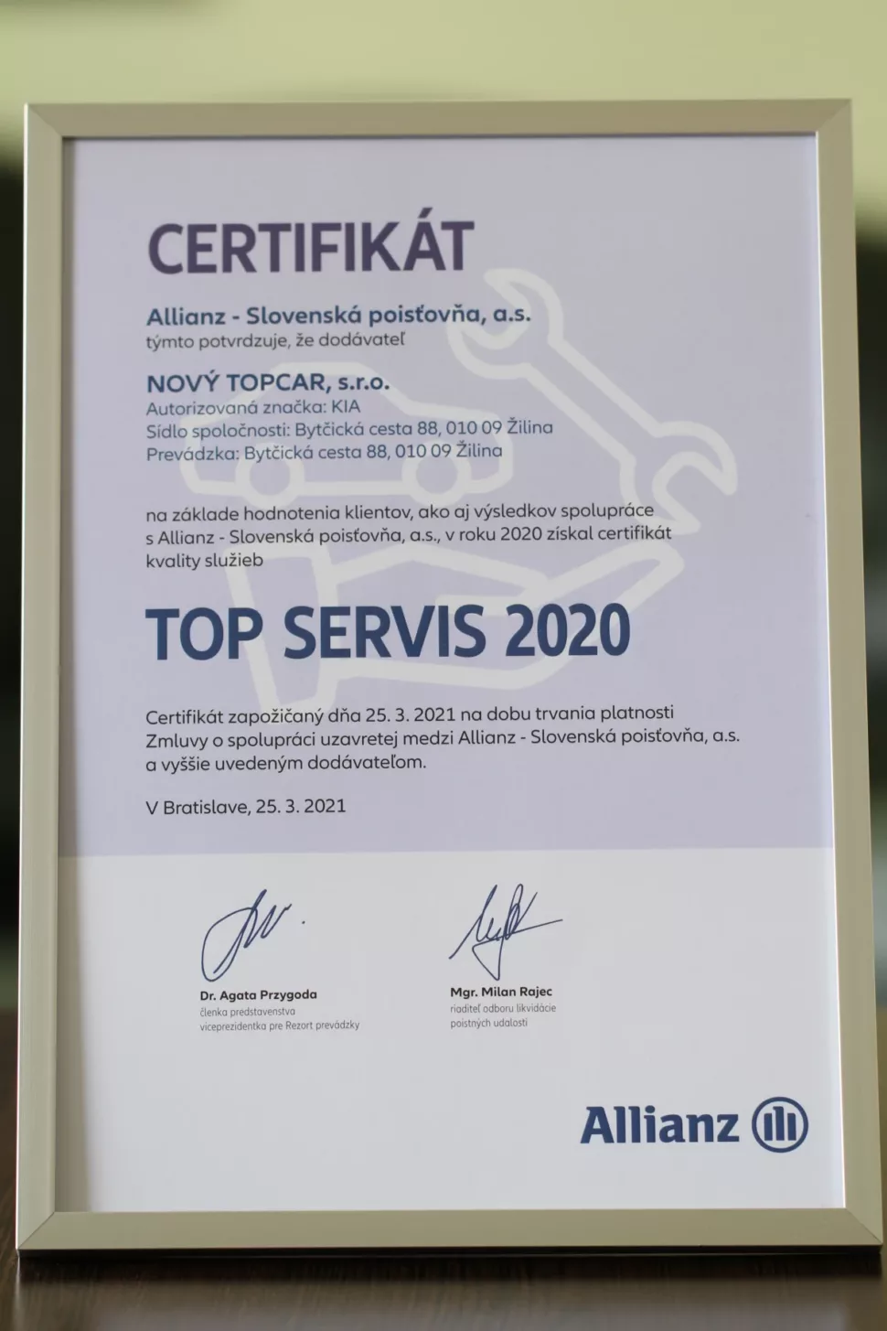 TOP Servis 2020