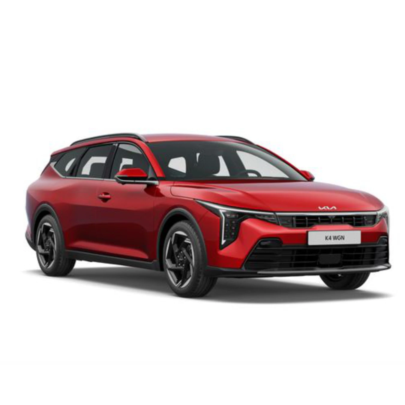 Kia K4 SW skladom vo farbe Fiery red.