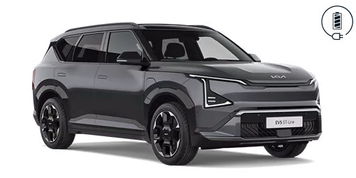Kia EV5 v sivej farbe Gravity Grey