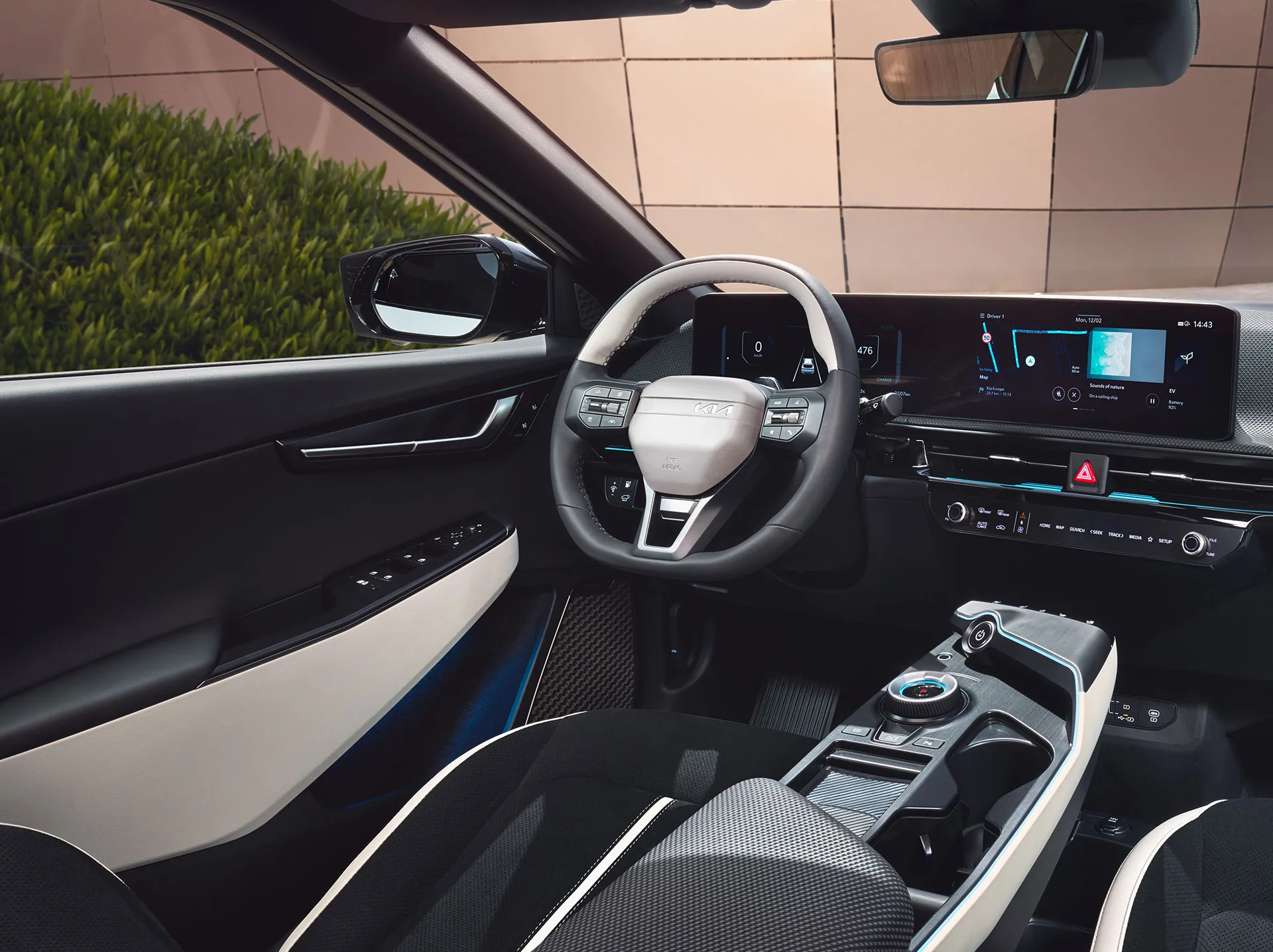 Materiály a udržateľné prvky v interiéri Kia EV6