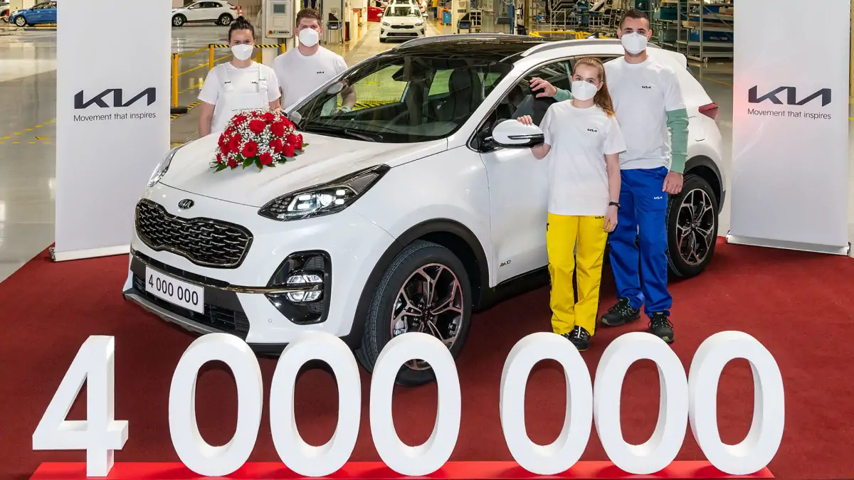 4 milióny vyrobených vozidiel KIA