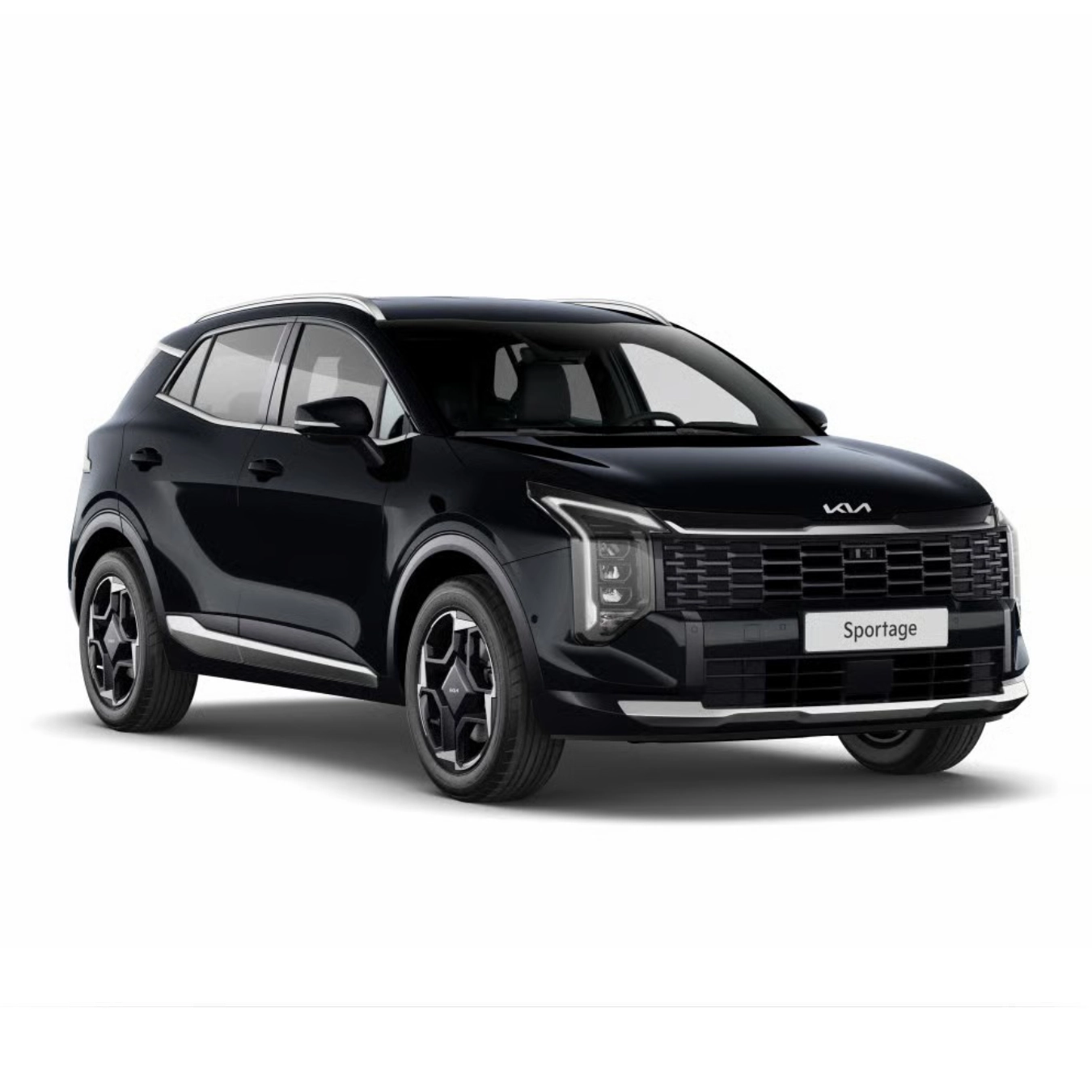 Kia Sportage skladom vo farbe Black Pearl.